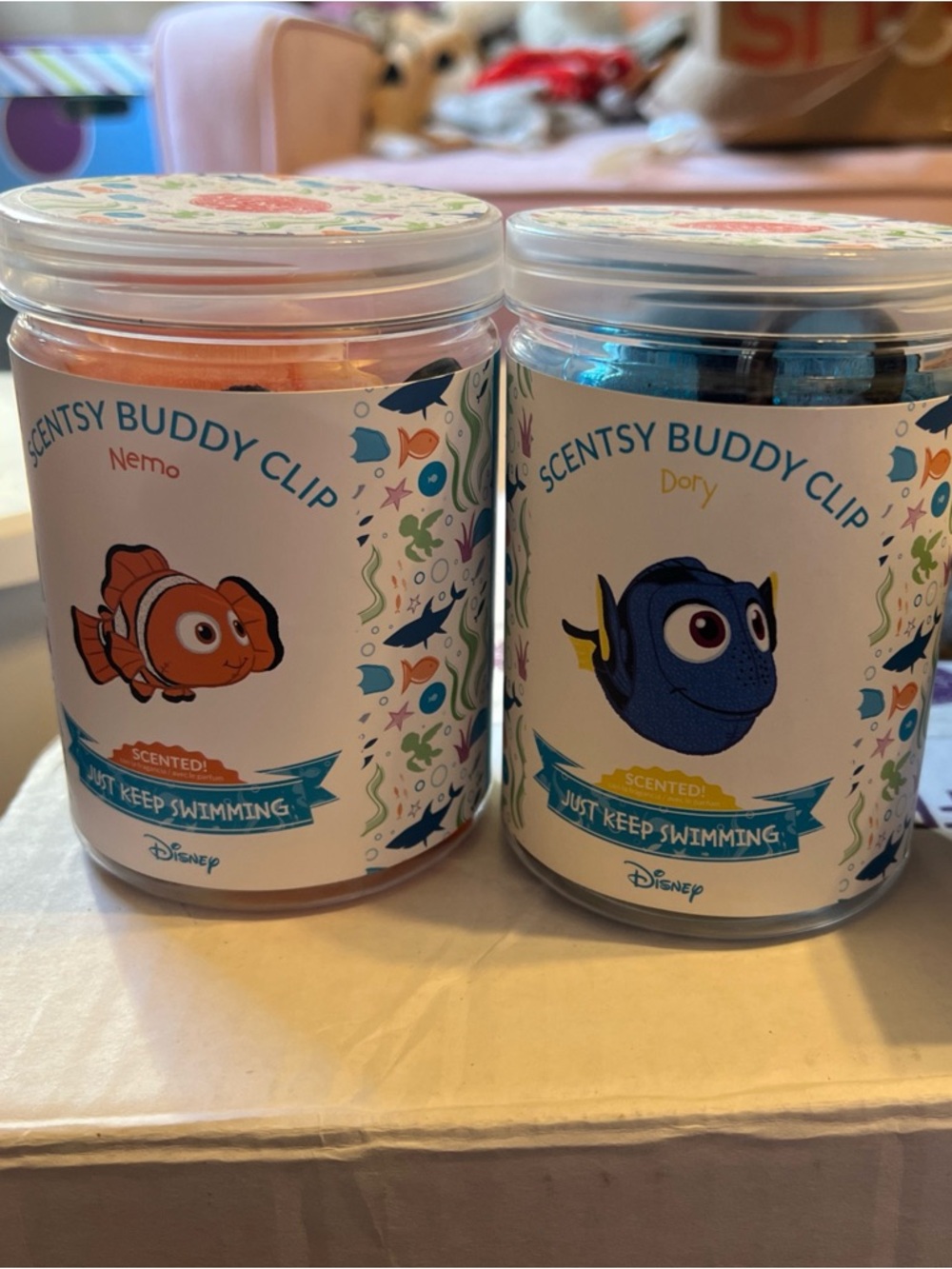 Disney Finding Nemo Scentsy Buddy Clips- Dory and Nemo
